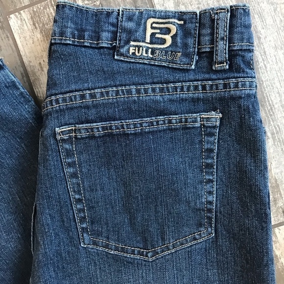 VINTAGE FB Full Blue BB Regular Jeans size 12 - Picture 3 of 10